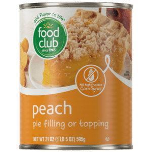 Food Club Peach Pie Filling or Topping 21 oz