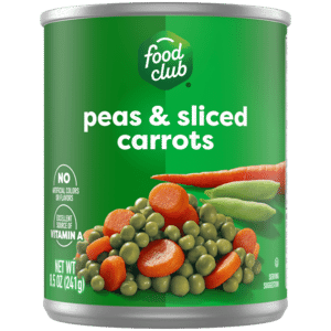 Food Club Peas & Sliced Carrots 8.5 oz