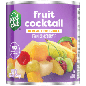 Food Club Fruit Cocktail in Real Fruit Juice 8.25 oz