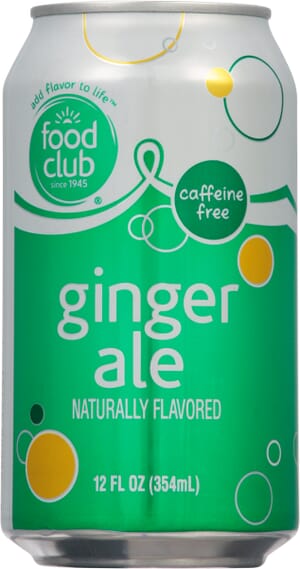 Food Club Caffeine Free Ginger Ale 12 fl oz