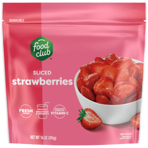 Food Club Sliced Strawberries 14 oz