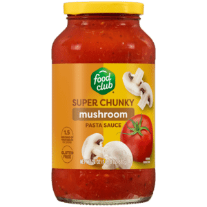 Food Club Super Chunky Mushroom Pasta Sauce 24 oz