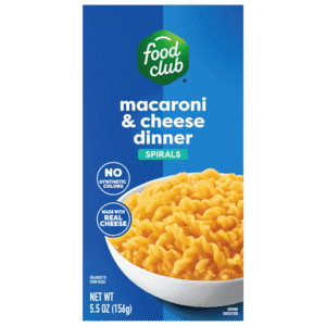 Food Club Spirals Macaroni & Cheese Dinner 5.5 oz