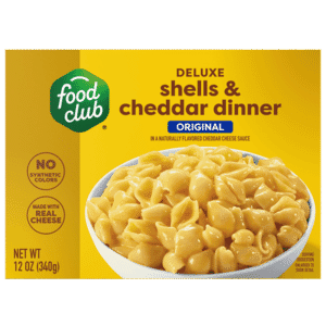 Food Club Deluxe Original Shells & Cheddar Dinner 12 oz