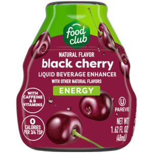 Food Club Energy Black Cherry Liquid Beverage Enhancer 1.62 fl oz