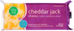 Food Club Cheddar Jack Cheese 8 oz