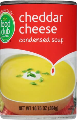 Food Club Cheddar Cheese Condensed Soup 10.75 oz