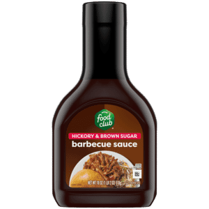 Food Club Hickory & Brown Sugar Barbecue Sauce 18 oz