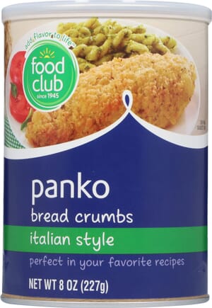 Food Club Italian Style Panko Bread Crumbs 8 oz