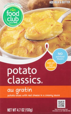 Food Club Au Gratin Potato Classics 4.7 oz