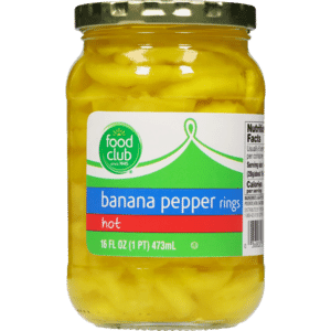 Food Club Hot Banana Pepper Rings 16 fl oz