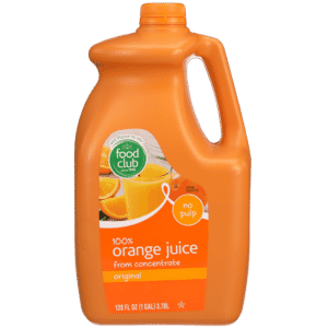 100% Original Orange No Pulp Juice From Concentrate