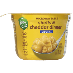 Food Club Microwaveable Original Shells & Cheddar Dinner 2.39 oz