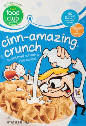 Food Club Cinn-Amazing Crunch Cereal 12.2 oz