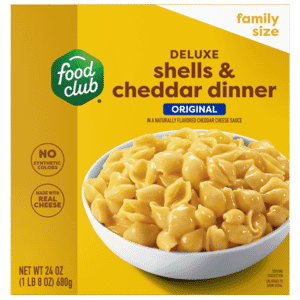 Food Club Deluxe Original Shells & Cheddar Dinner Family Size 24 oz