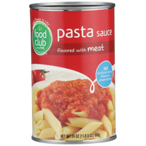 Pasta Sauce Flavored With Meat