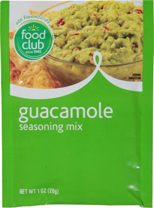 Food Club Guacamole Seasoning Mix 1 oz