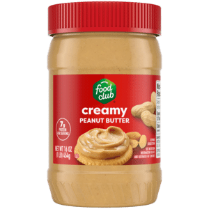 Food Club Creamy Peanut Butter 16 oz
