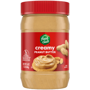 Food Club Creamy Peanut Butter 16 oz