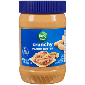 Food Club Crunchy Peanut Butter 16 oz