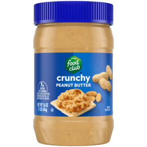Food Club Crunchy Peanut Butter 16 oz
