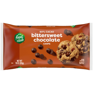 Food Club 60% Cacao Bittersweet Chocolate Chips 10 oz