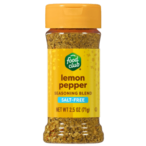 Food Club Salt-Free Lemon Pepper Seasoning Blend 2.5 oz
