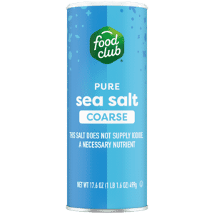 Food Club Coarse Pure Sea Salt 17.6 oz