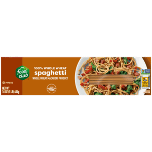 Food Club 100% Whole Wheat Spaghetti 16 oz