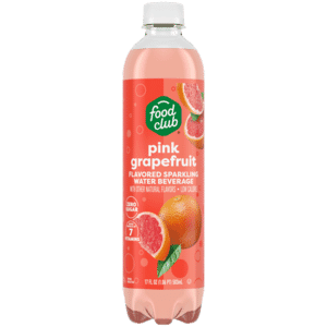 Food Club Low Calorie Zero Sugar Flavored Pink Grapefruit Sparkling Water Beverage 17 fl oz
