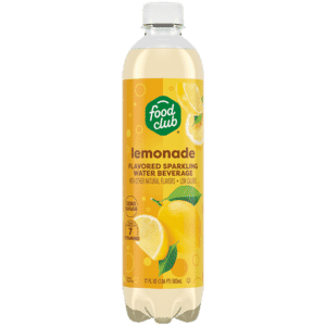 Food Club Sparkling Lemonade Water Beverage 17 fl oz