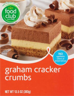 Food Club Graham Cracker Crumbs 13.5 oz