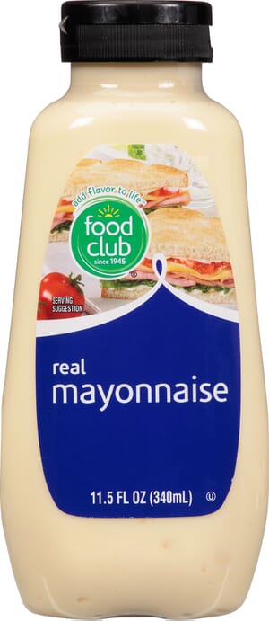 Food Club Real Mayonnaise 11.5 fl oz