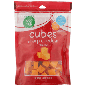 Sharp Cheddar Cheese Cubes