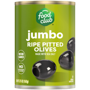 Food Club Ripe Pitted Jumbo Olives 5.75 oz