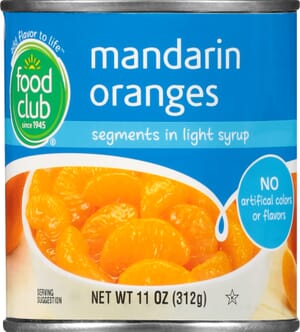 Food Club Mandarin Oranges 11 oz