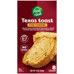 Food Club Five Cheese Texas Toast 8 Each