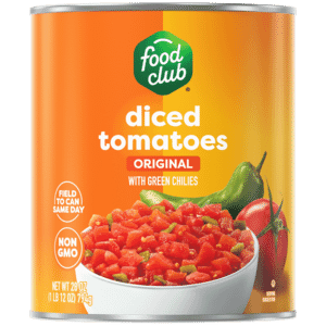 Food Club Original with Green Chilies Diced Tomatoes 28 oz