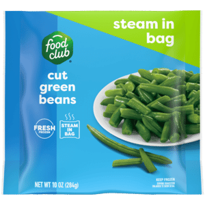 Food Club Cut Steam in Bag Green Beans 10 oz