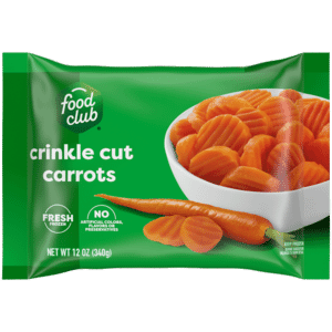 Food Club Crinkle Cut Carrots 12 oz