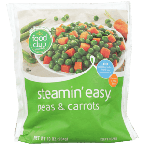 Steamin’ Easy  Peas & Carrots