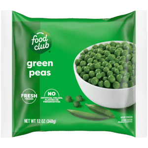 Food Club Green Peas 12 oz