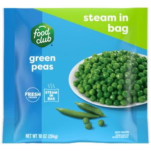 Food Club Steam in Bag Green Peas 10 oz