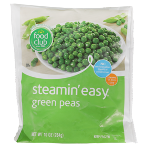 Steamin’ Easy  Green Peas