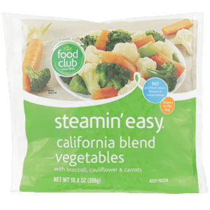 Steamin’ Easy  California Blend Vegetables With Broccoli  Cauliflower & Carrots