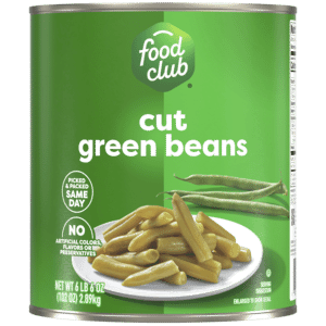 Food Club Cut Green Beans 102 oz