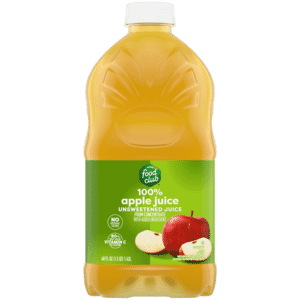 Food Club Unsweetened Apple Juice 48 fl oz