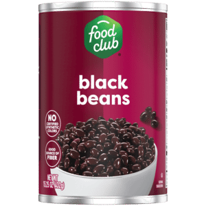 Food Club Black Beans 15.25 oz