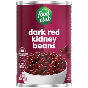 Food Club Dark Red Kidney Beans 15.5 oz