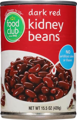 Food Club Dark Red Kidney Beans 15.5 oz